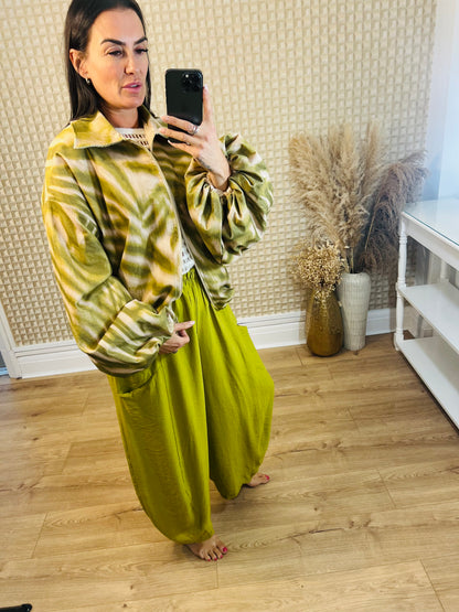Olive Zebra Jacket