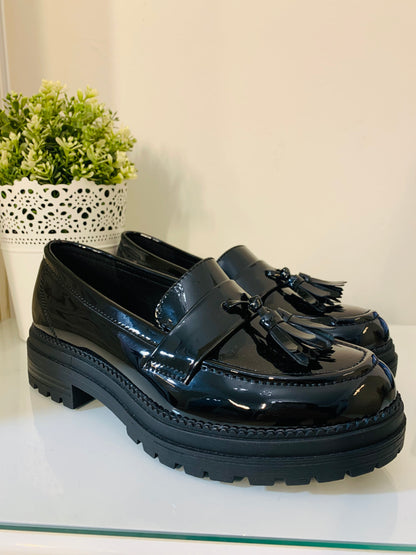 Toronto Black Patent Loafers
