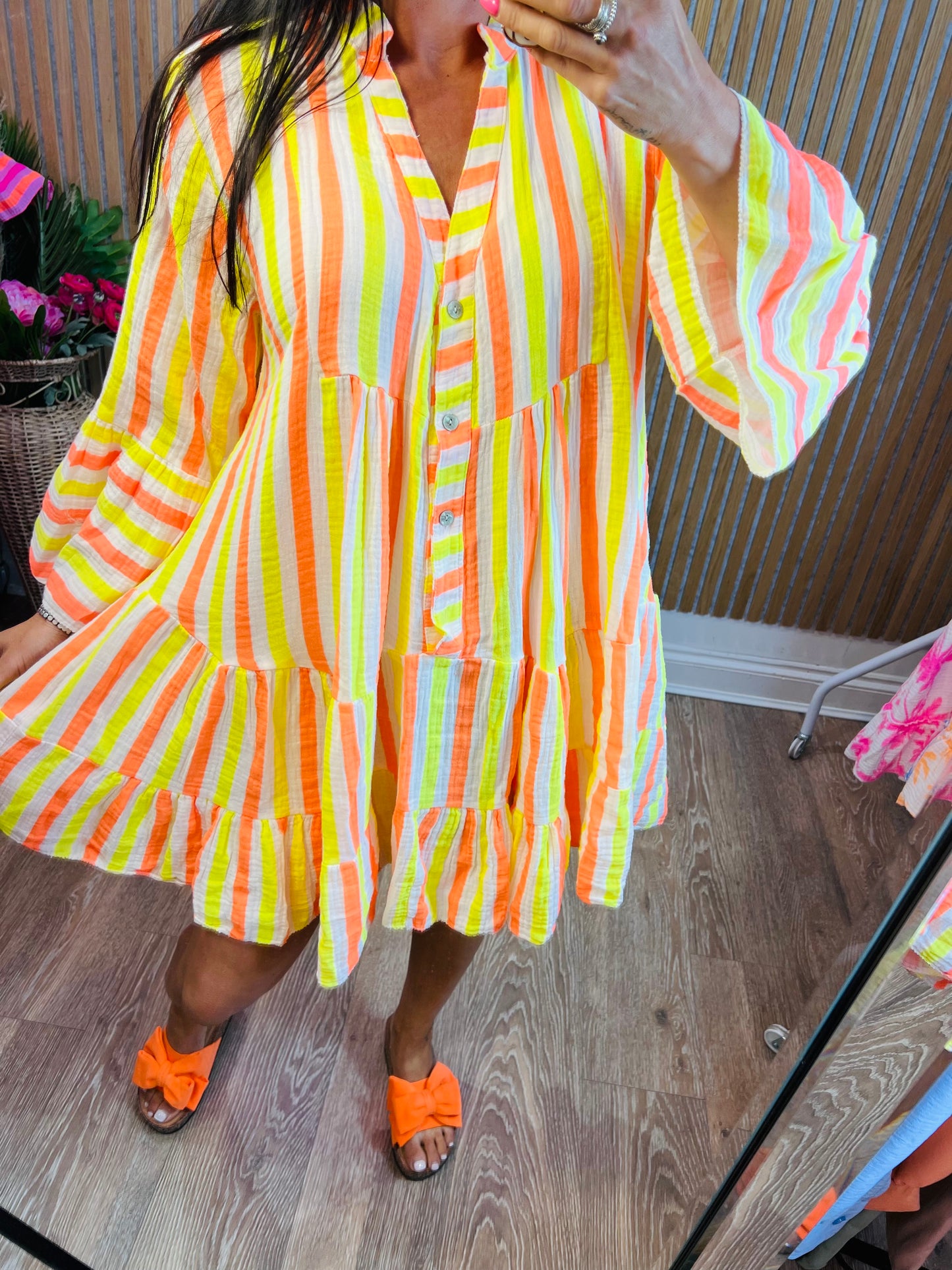 Stripe Nadia Smock