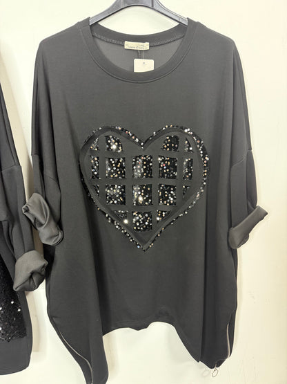 Sparkle Black Top