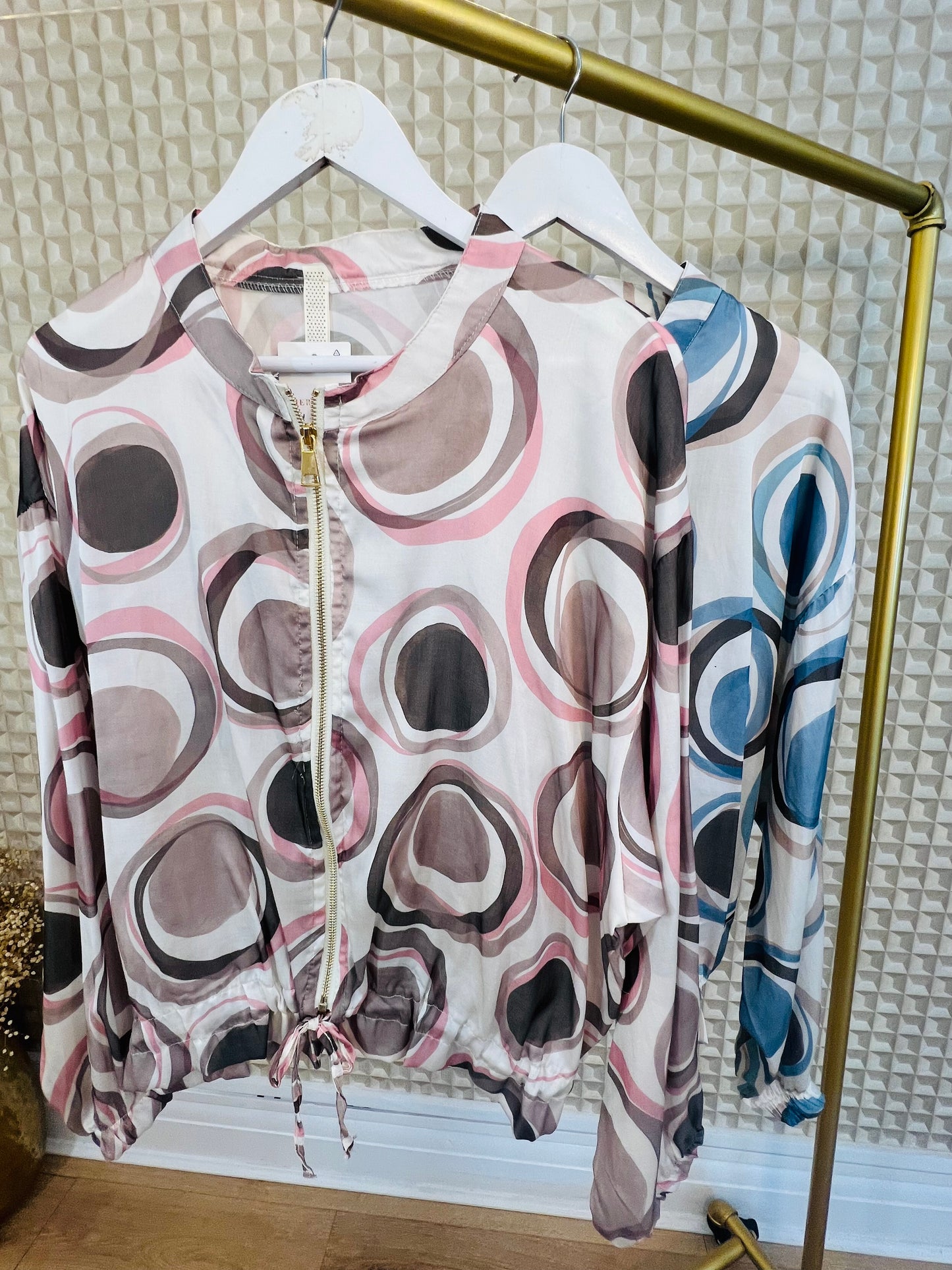Circles Silk Jacket