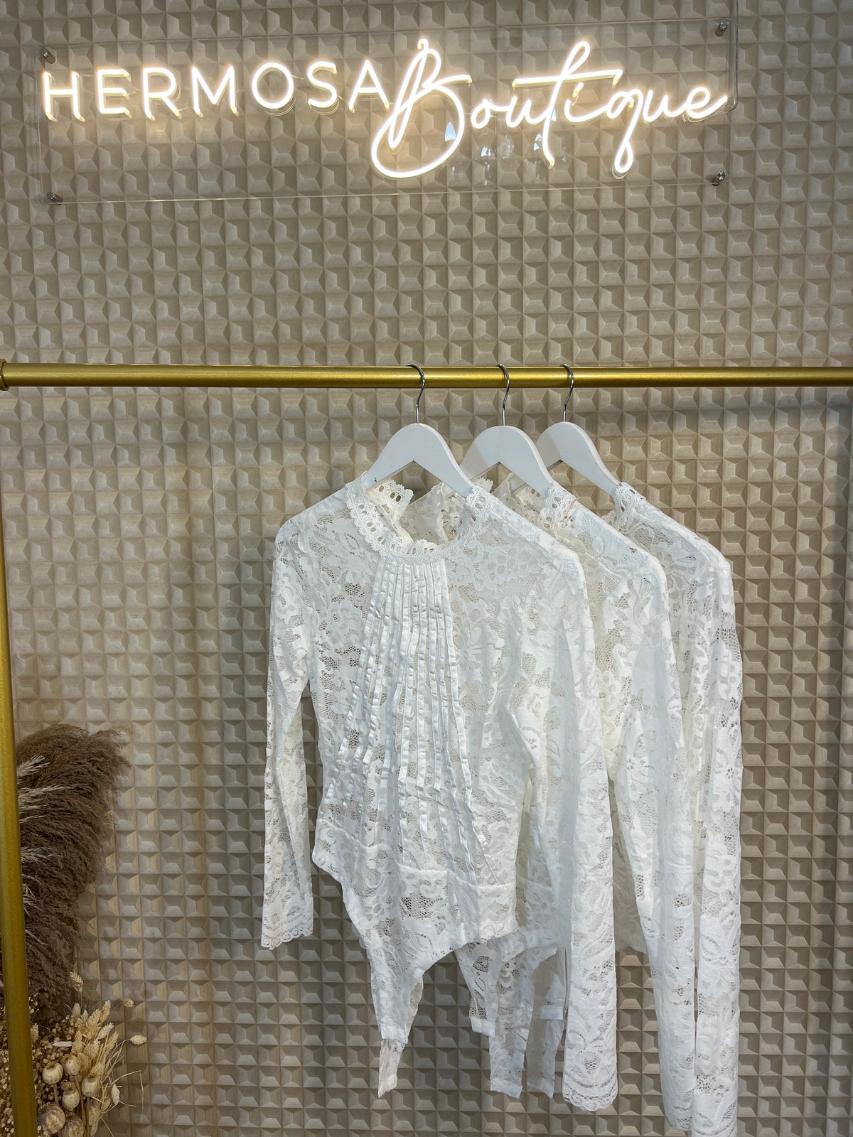 White Lace Bodysuit