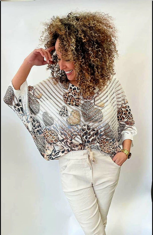 Leopard Print Knit