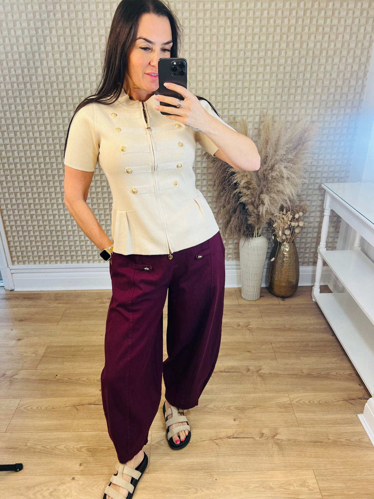 Military Denim Balloon Jeans