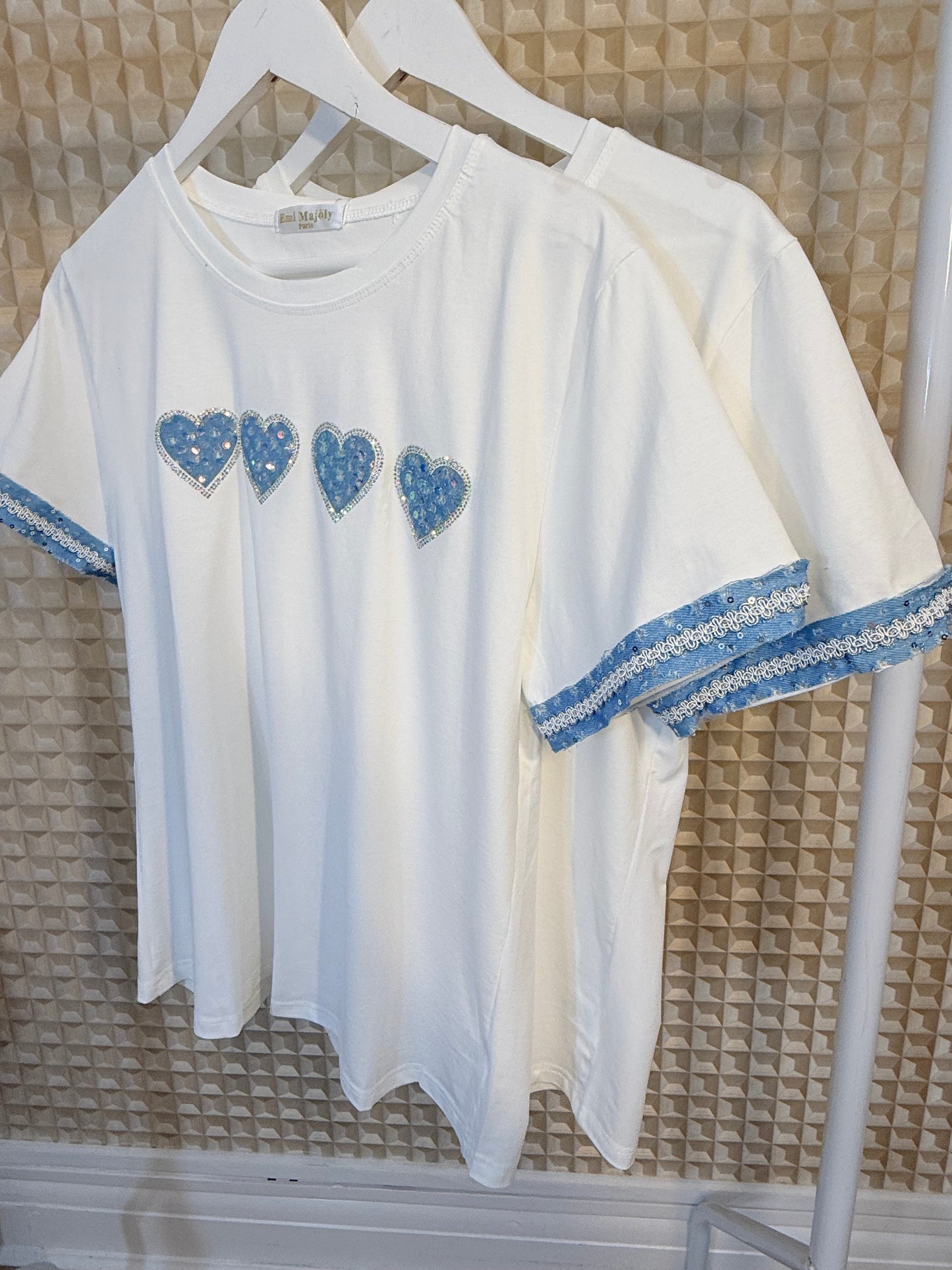Denim Heart Tee