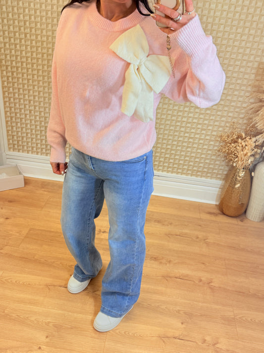 Tina Wide Leg Light Denim