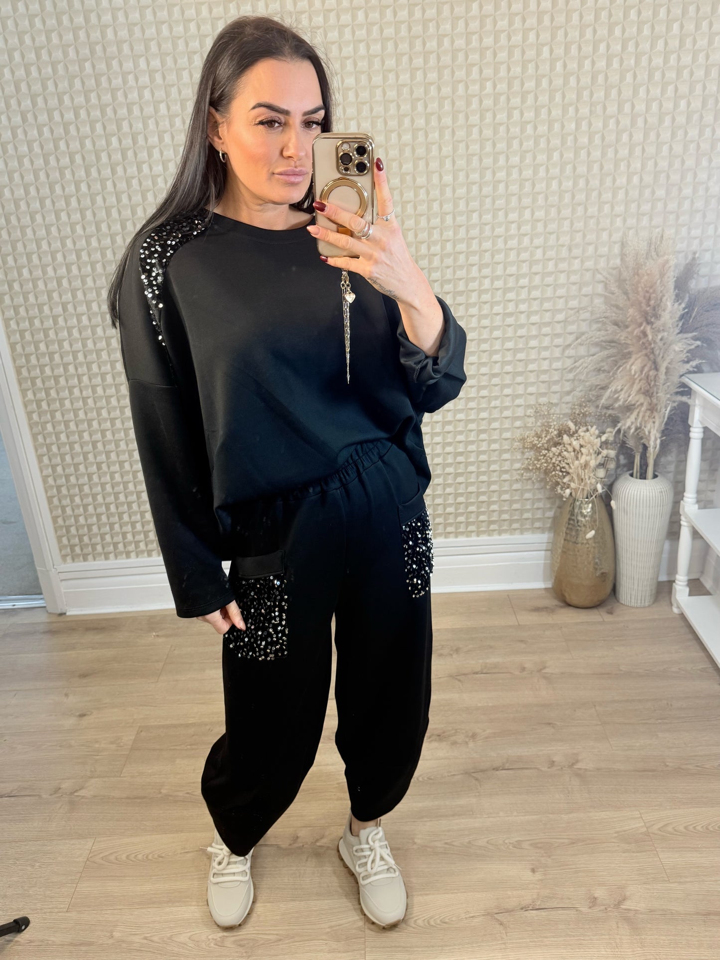 Sequin Trim Tracky
