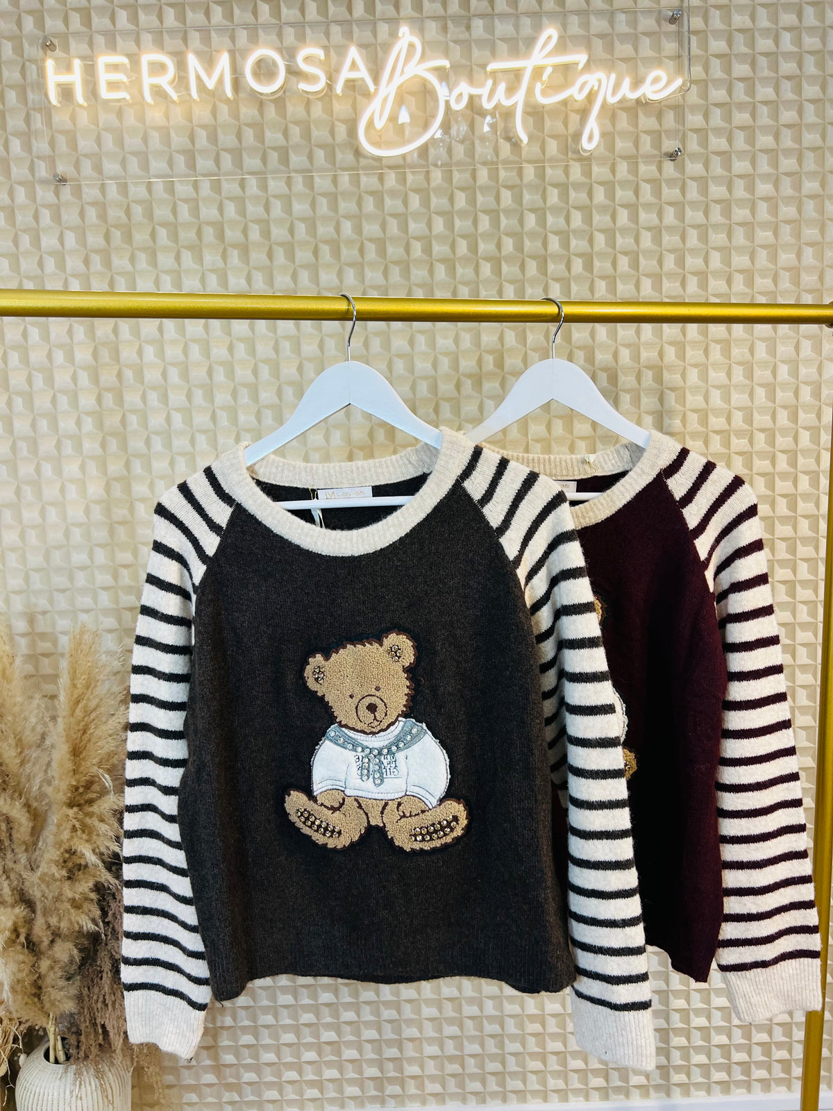 Teddy Stripe Jumper