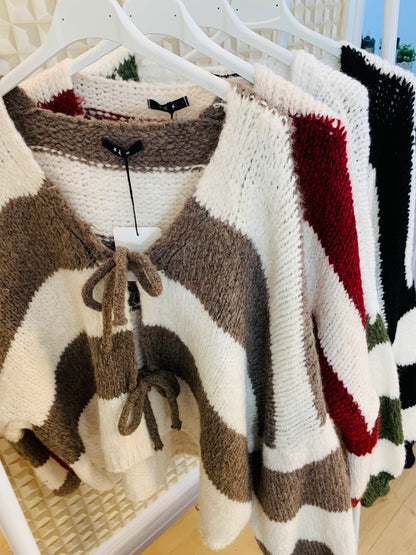 Chunky Striped Cardy