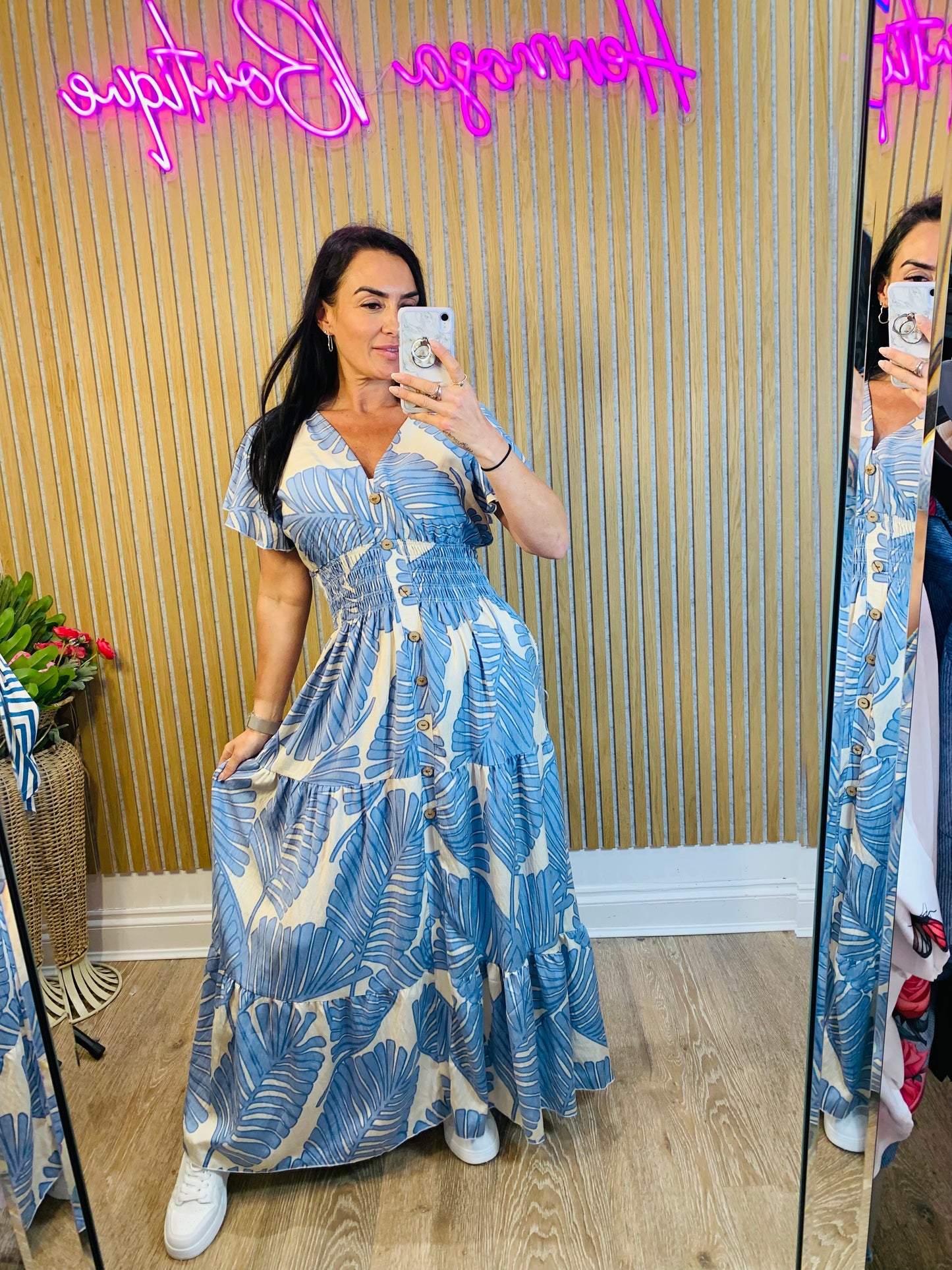 Leaf Maxi Dress