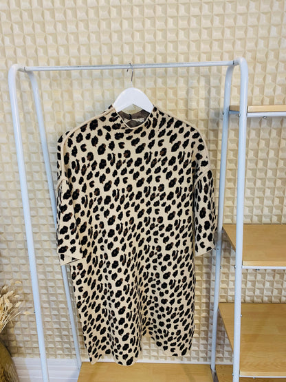 Leopard Knit Dress