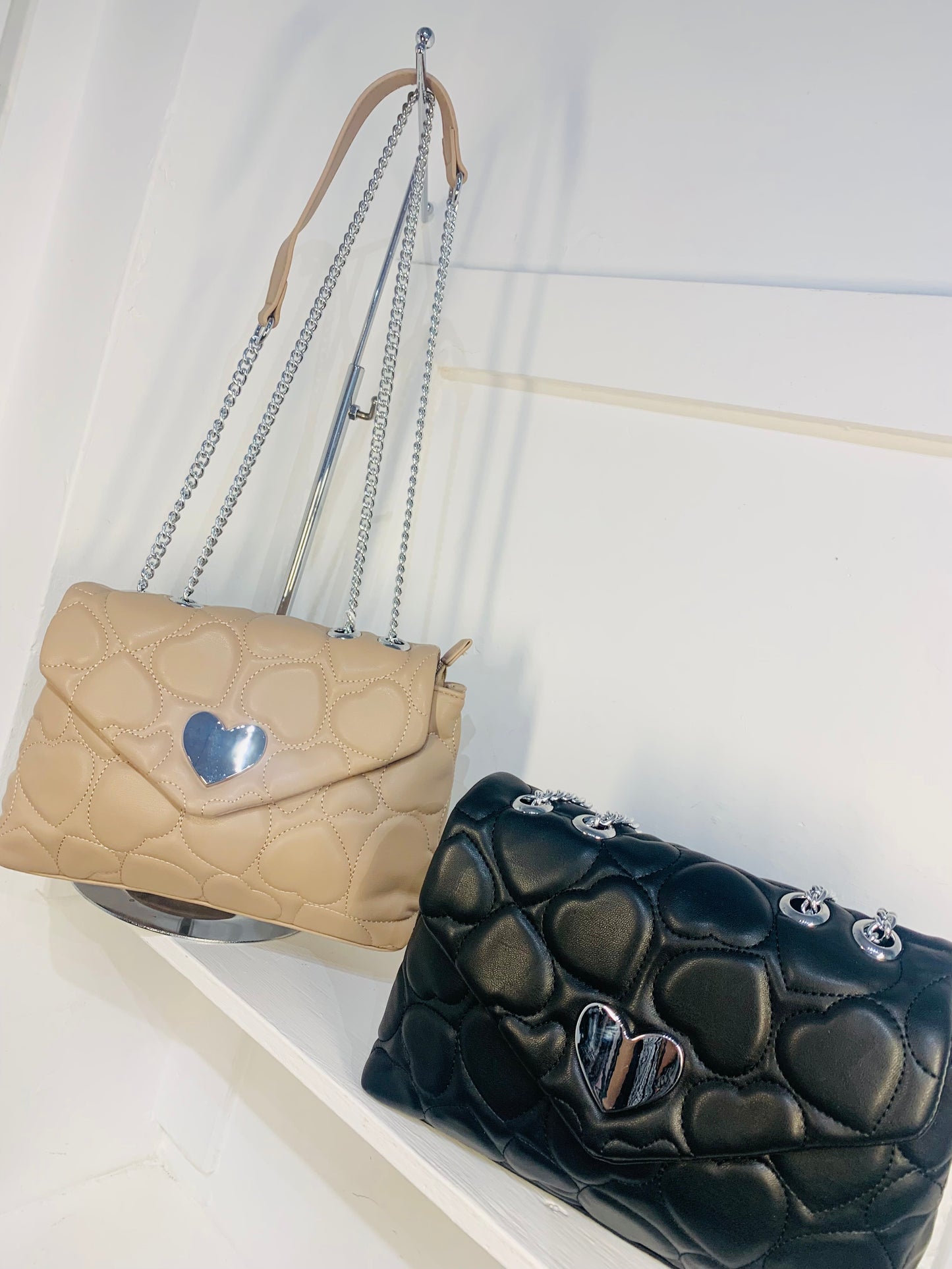 Heart crossbody bag