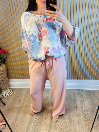 Pattern Flower Top