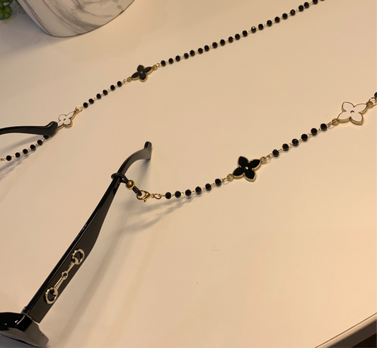 Black clover sunglasses charm