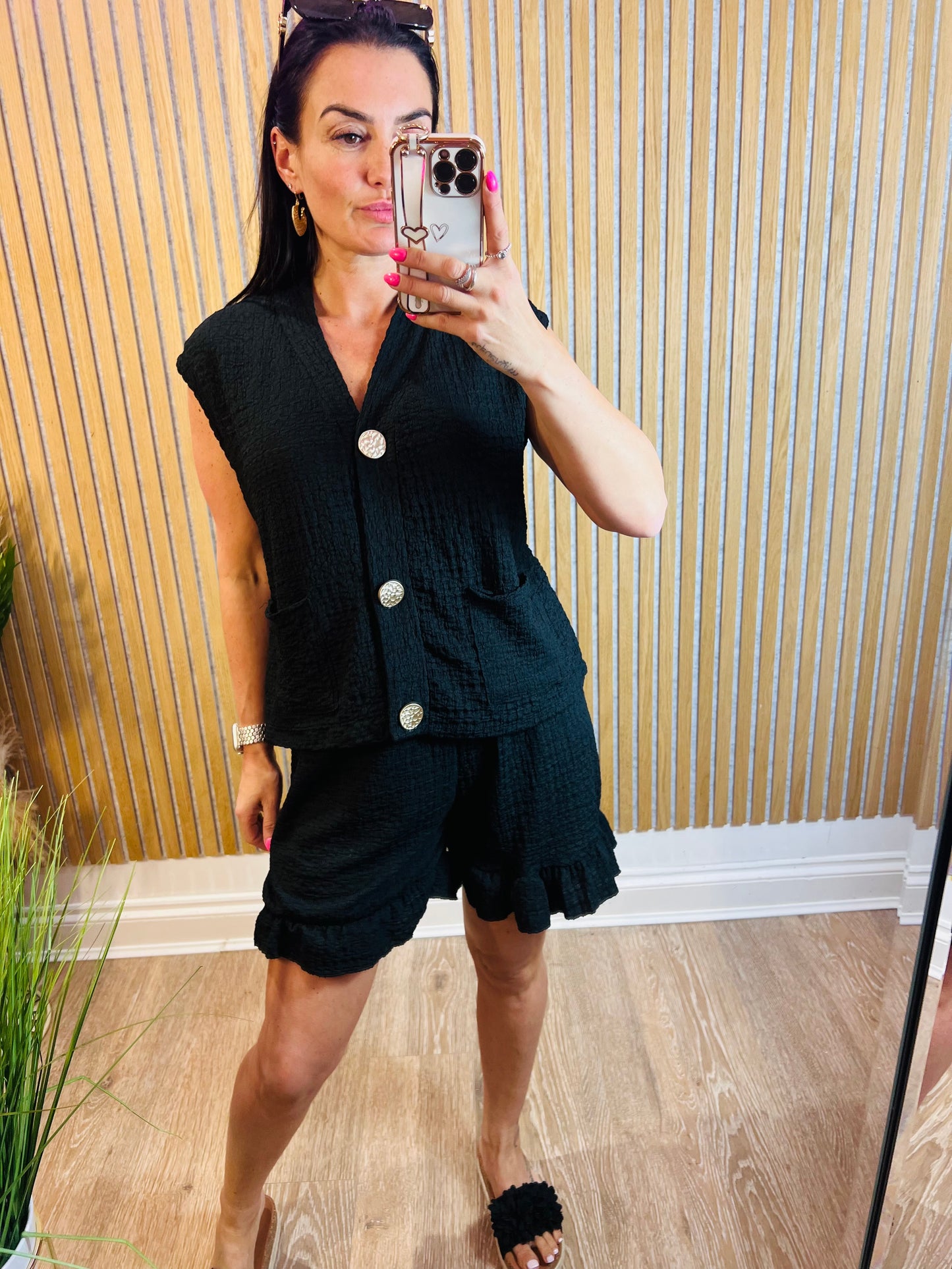 Waistcoat Short Set
