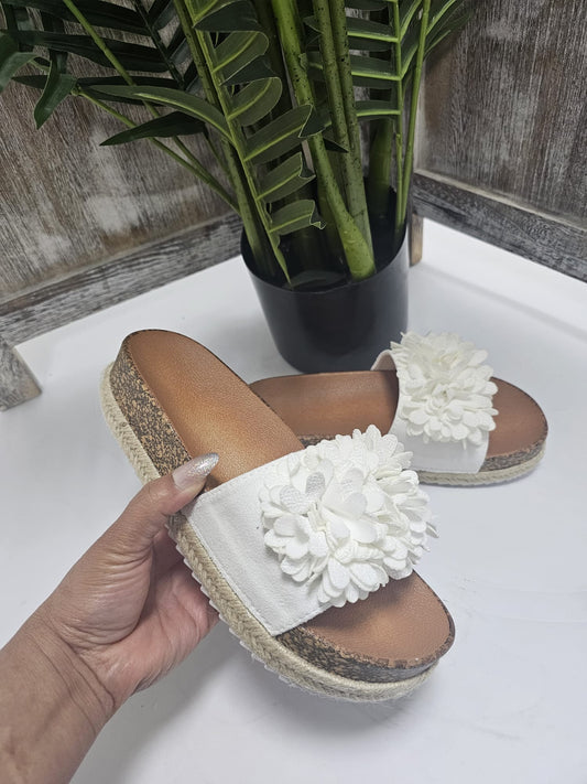 Flower Slider White