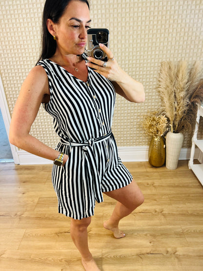 Stripey Playsuit M/L