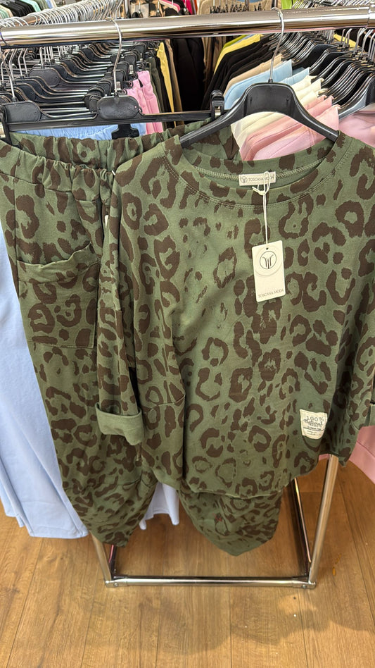 Animal Print 2 Piece