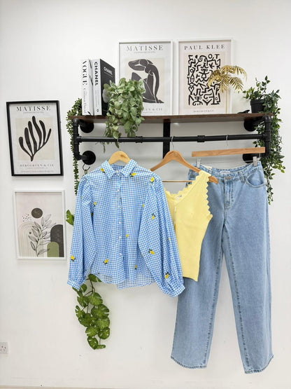 Gingham Lemon Shirt