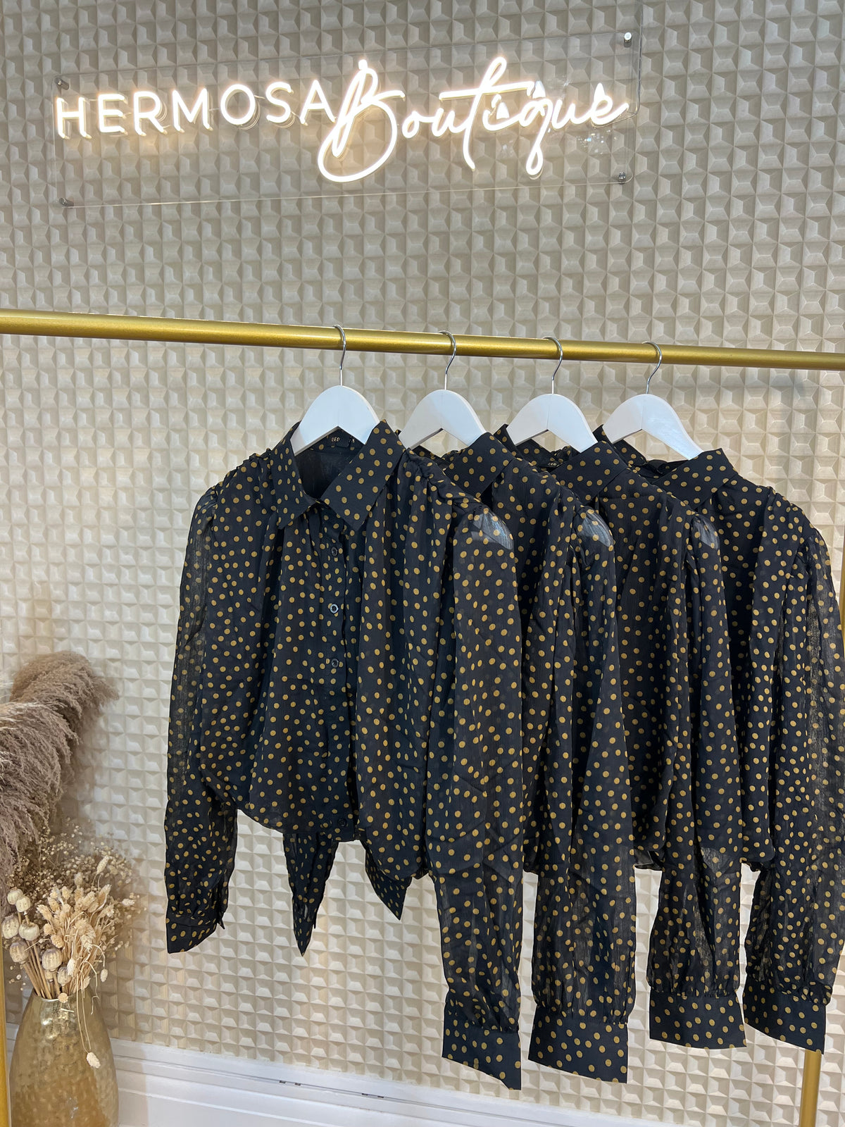 Dotty Bubble Hem