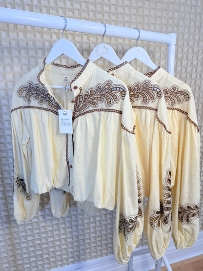 Buttermilk Paris Blouse
