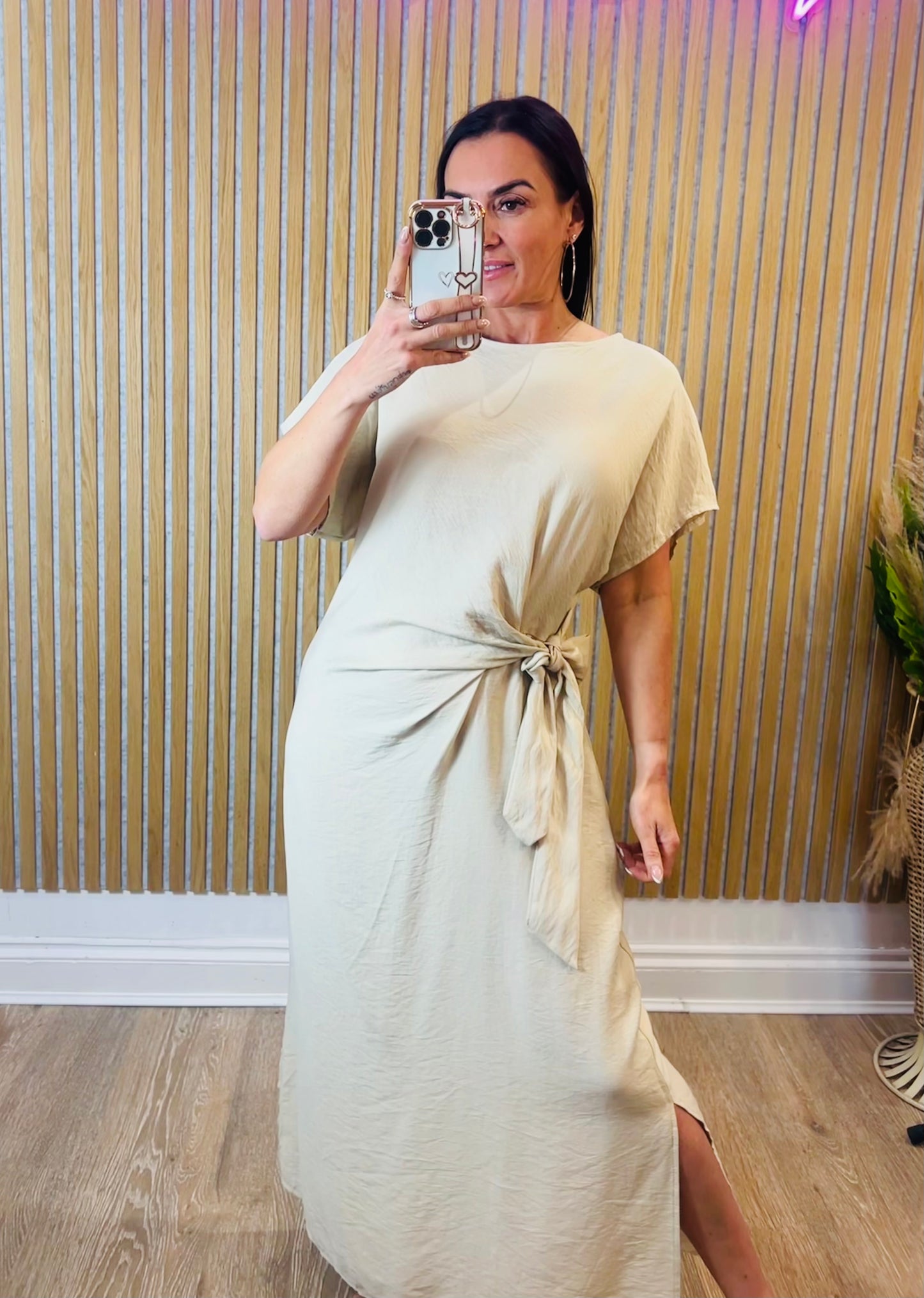 Side Tie Dress