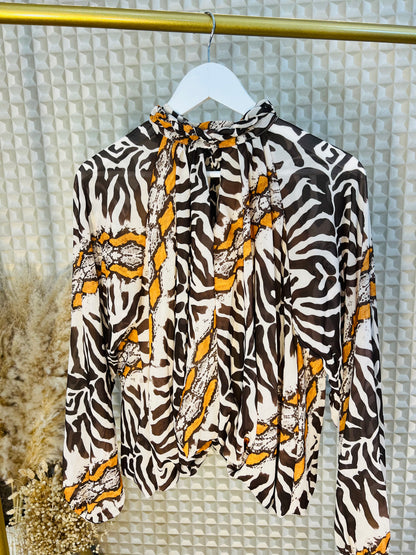 Tie Neck Blouse