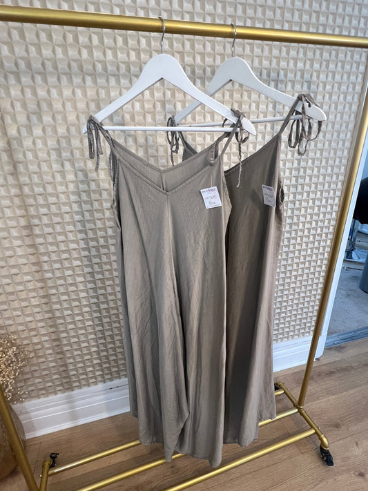 Mocha Jumpsuit