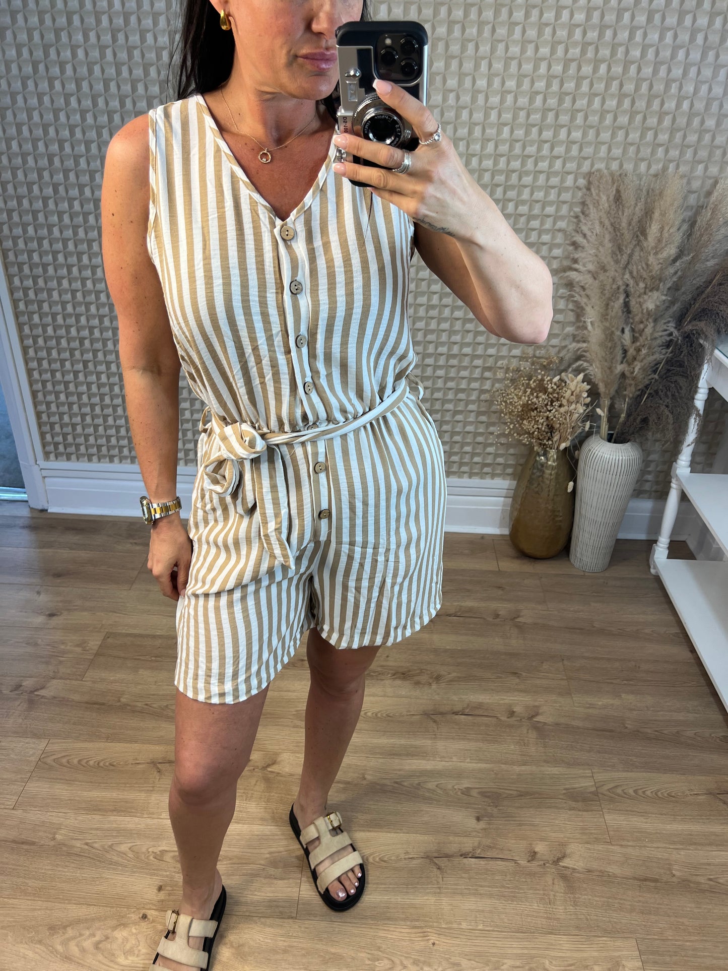Stripey Playsuit M/L