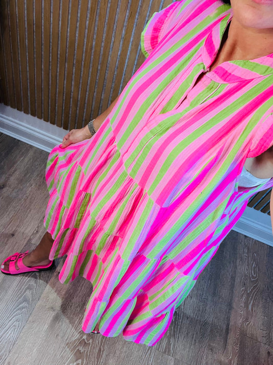 The Nadia Stripe Smock