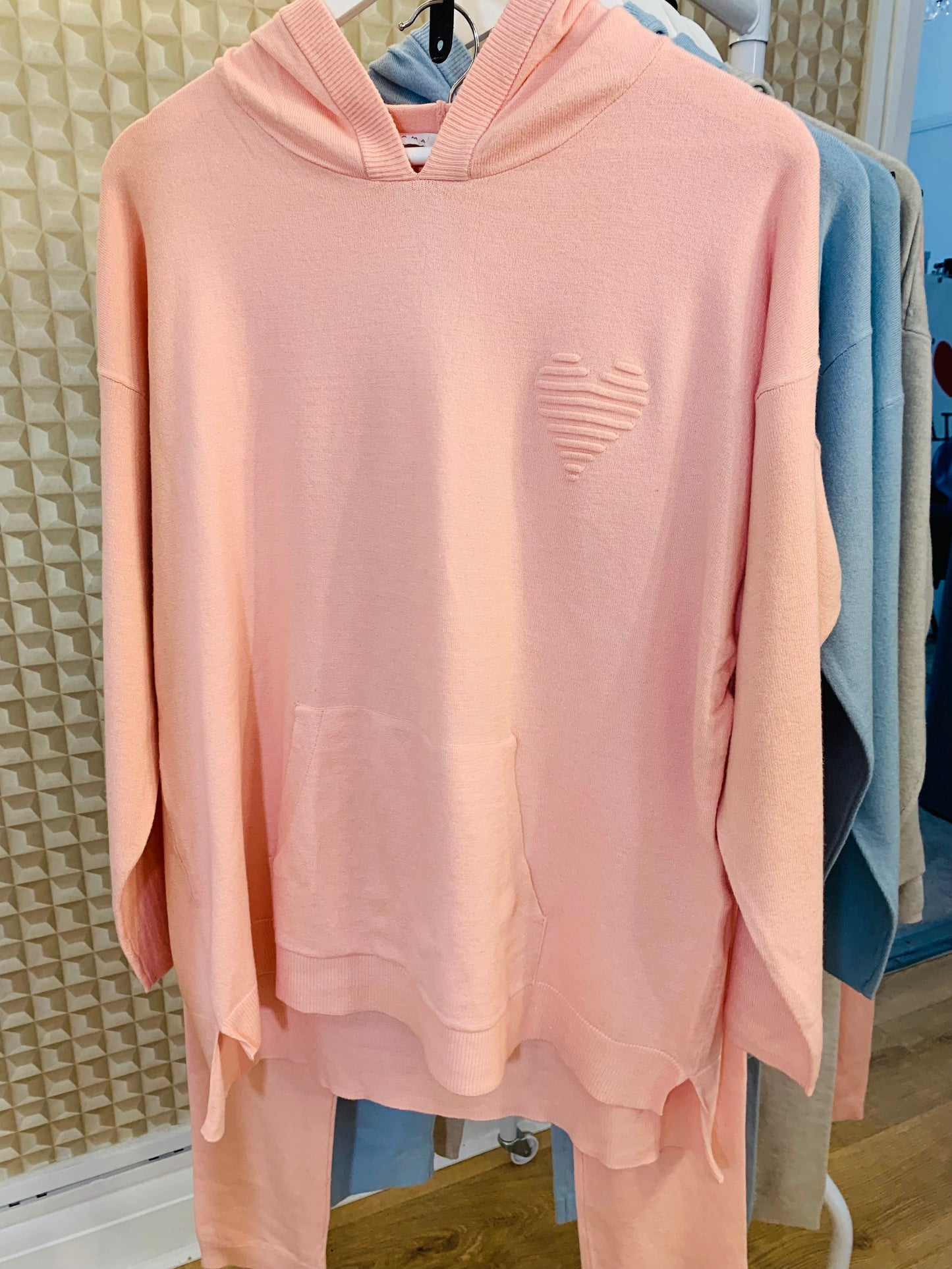 Pink Heart Lounge Set