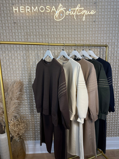 Gold Trim 2 Piece track suit