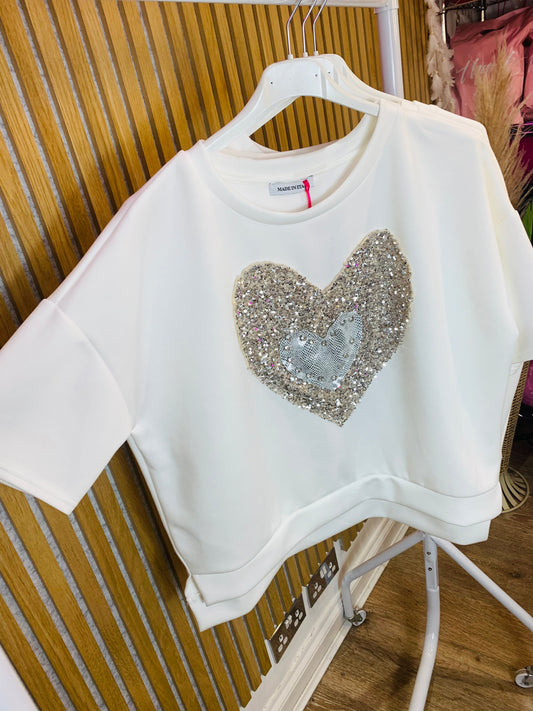 Galaxy Heart Sweat Tee