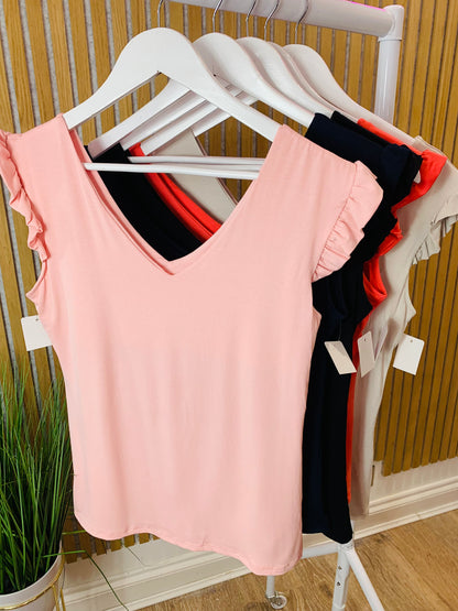 Frill Sleeve Vest