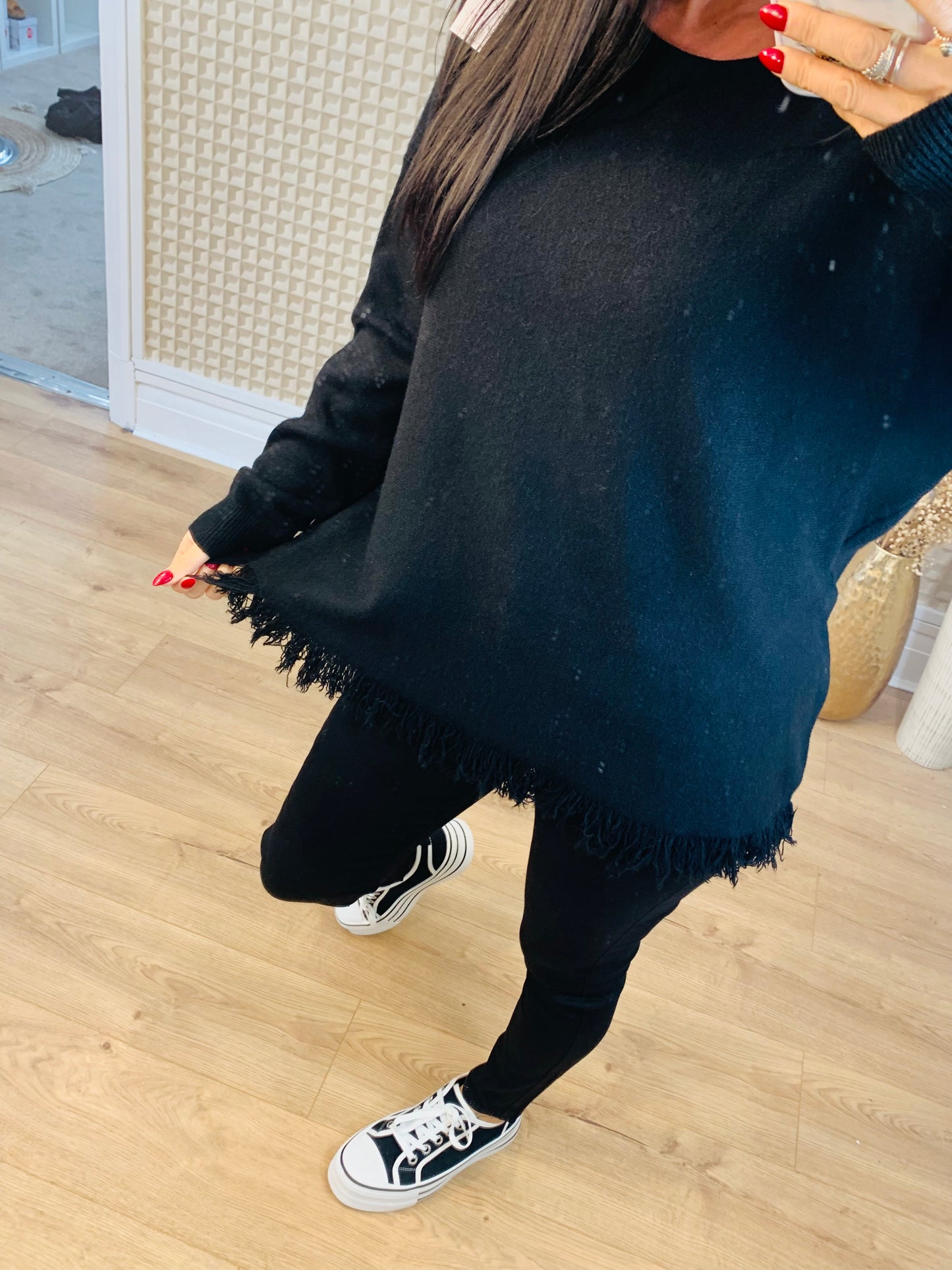 Fringe Edged Jumper
