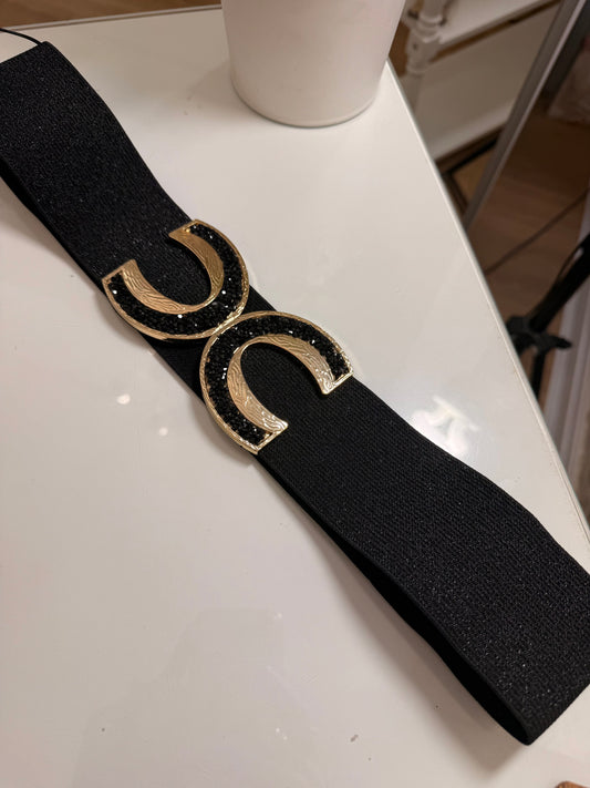 Black & Gold CC Belt