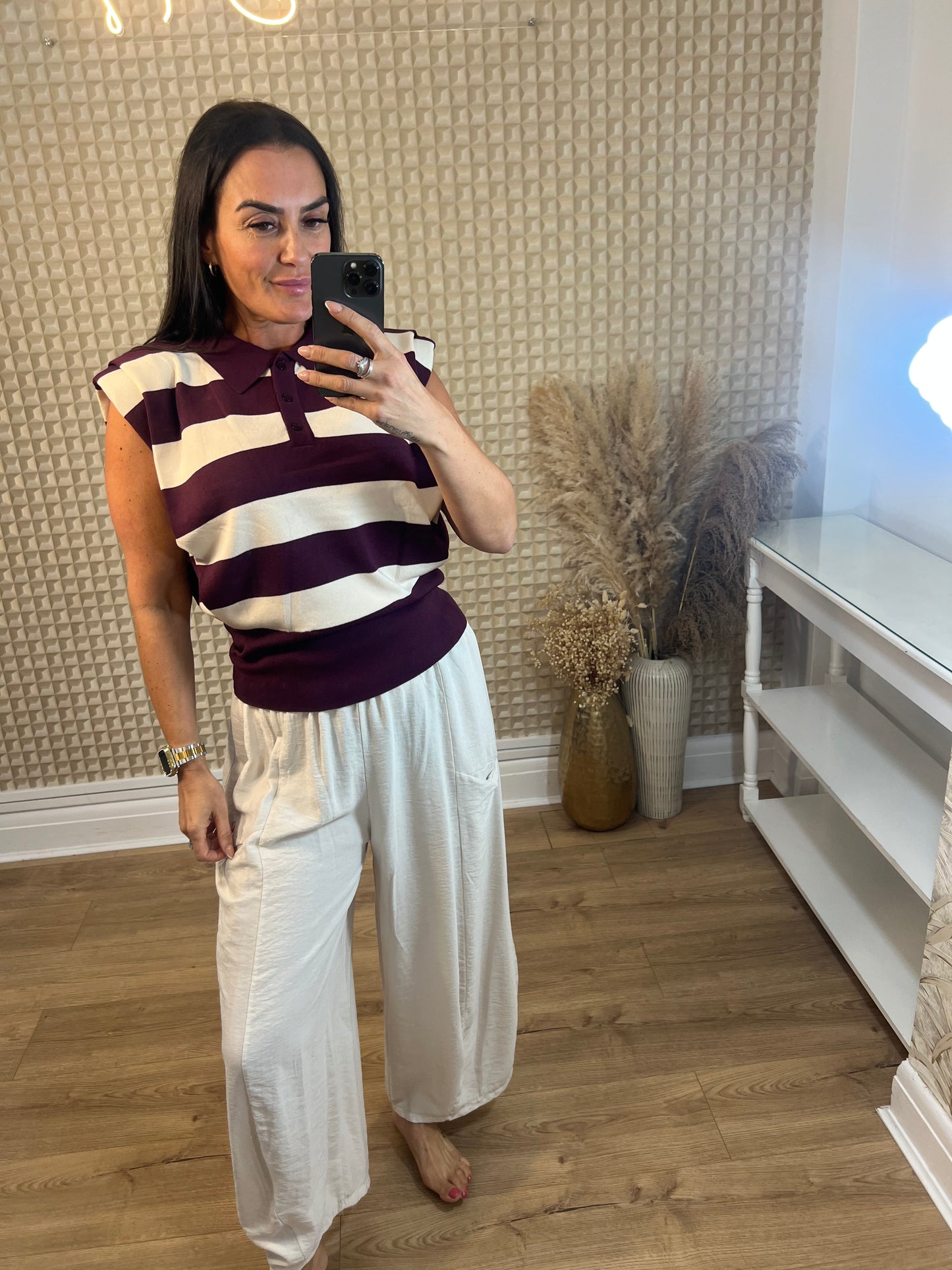 Lorene Stripe knit