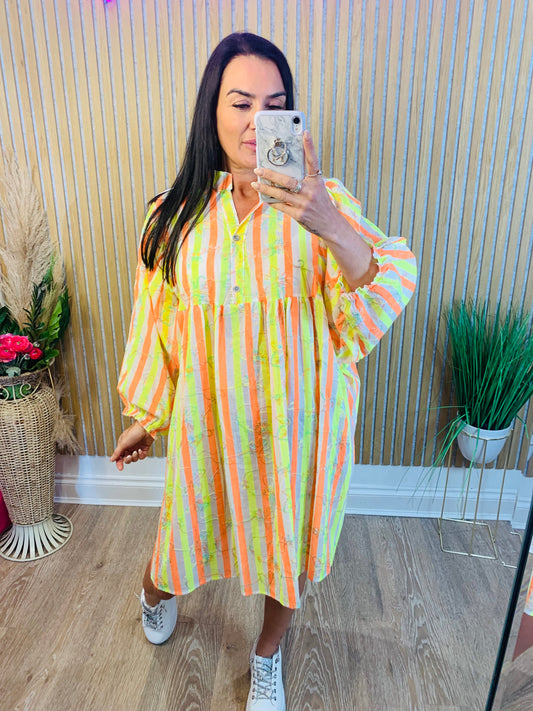Nadia Stripe Smock
