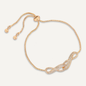 Kylie Crystal Drawstring Bracelet