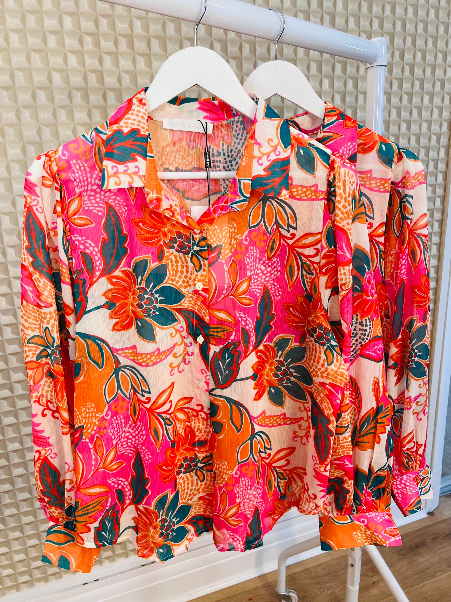 Flower Blouse Orange
