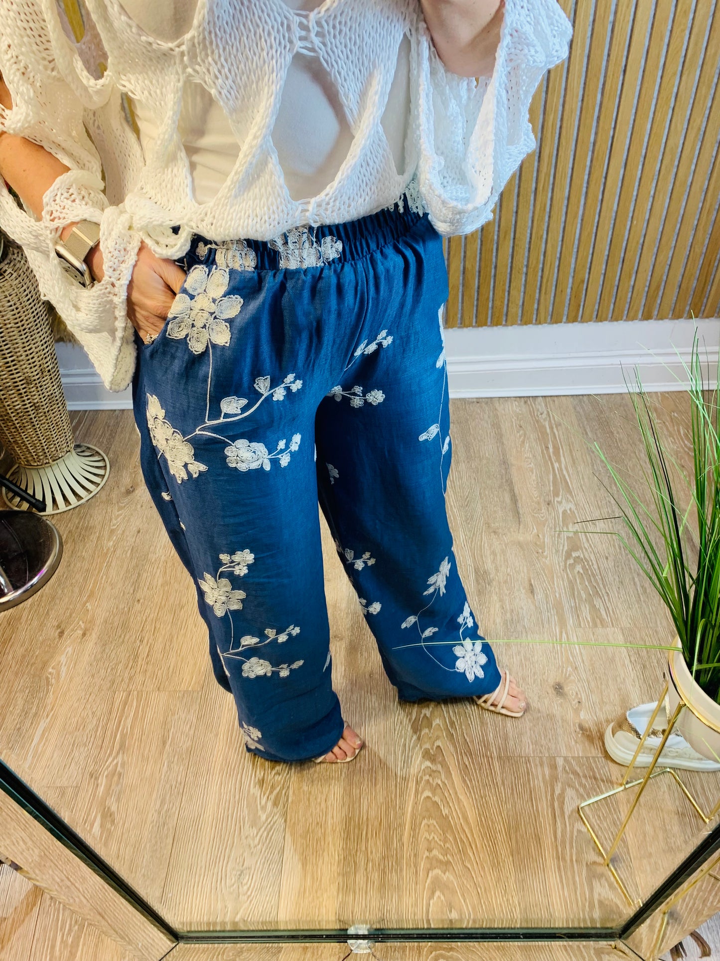 Embroidered Trousers