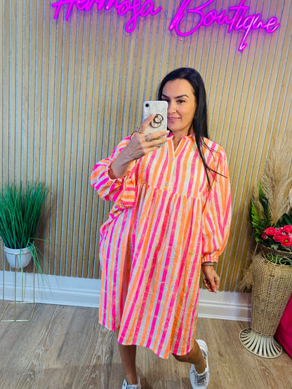 Nadia Stripe Smock