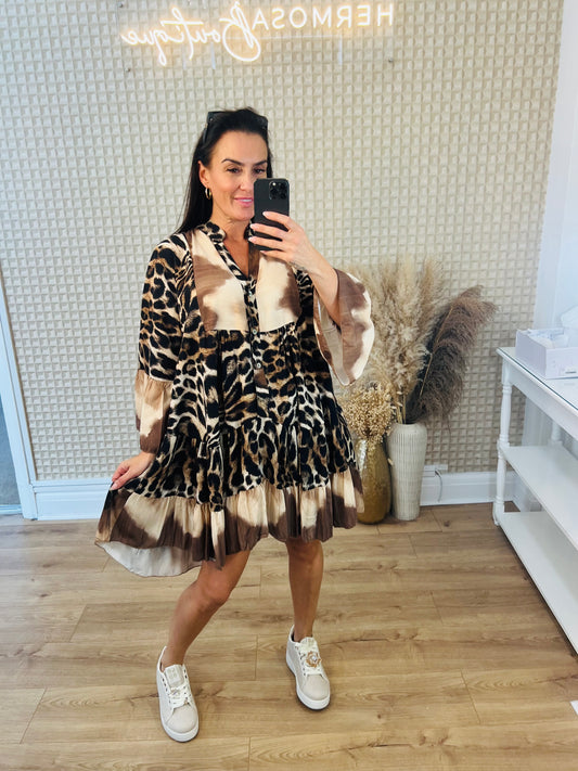 Animal Smock Dress