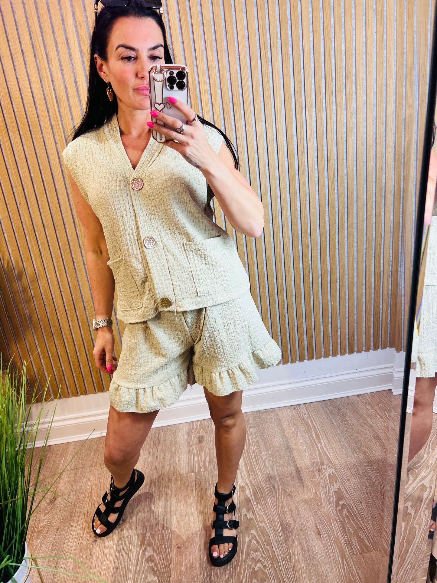Waistcoat Short Set