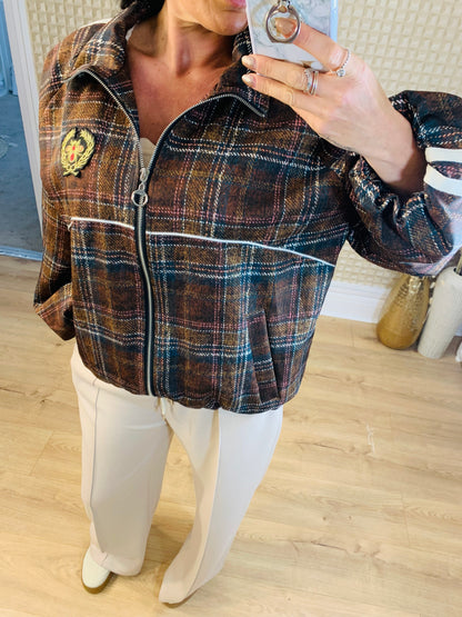 Zeta Plaid Bomber