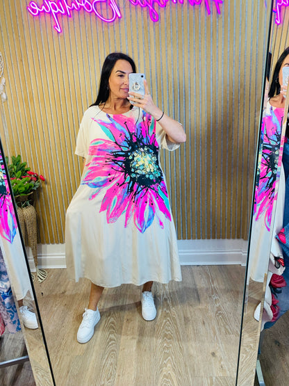 Flower Splash Dress