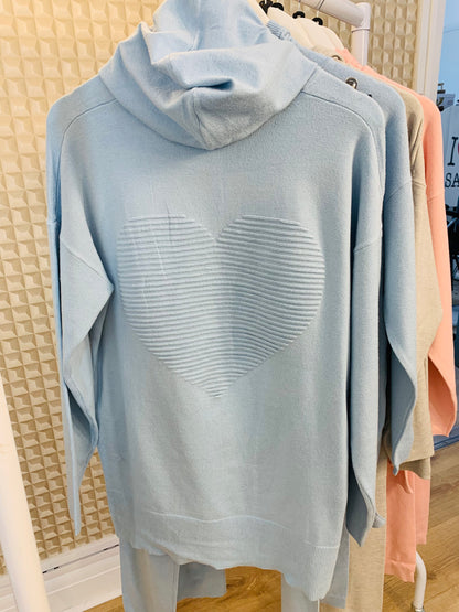 Blue Heart Lounge Set