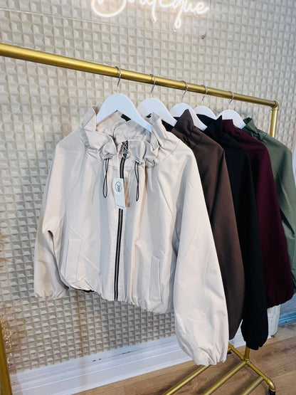 Ruffle collar Jacket