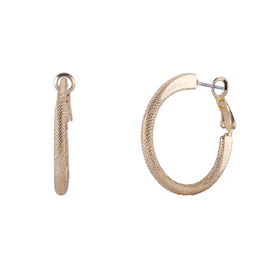 Bianca Gold Hoop Earrings