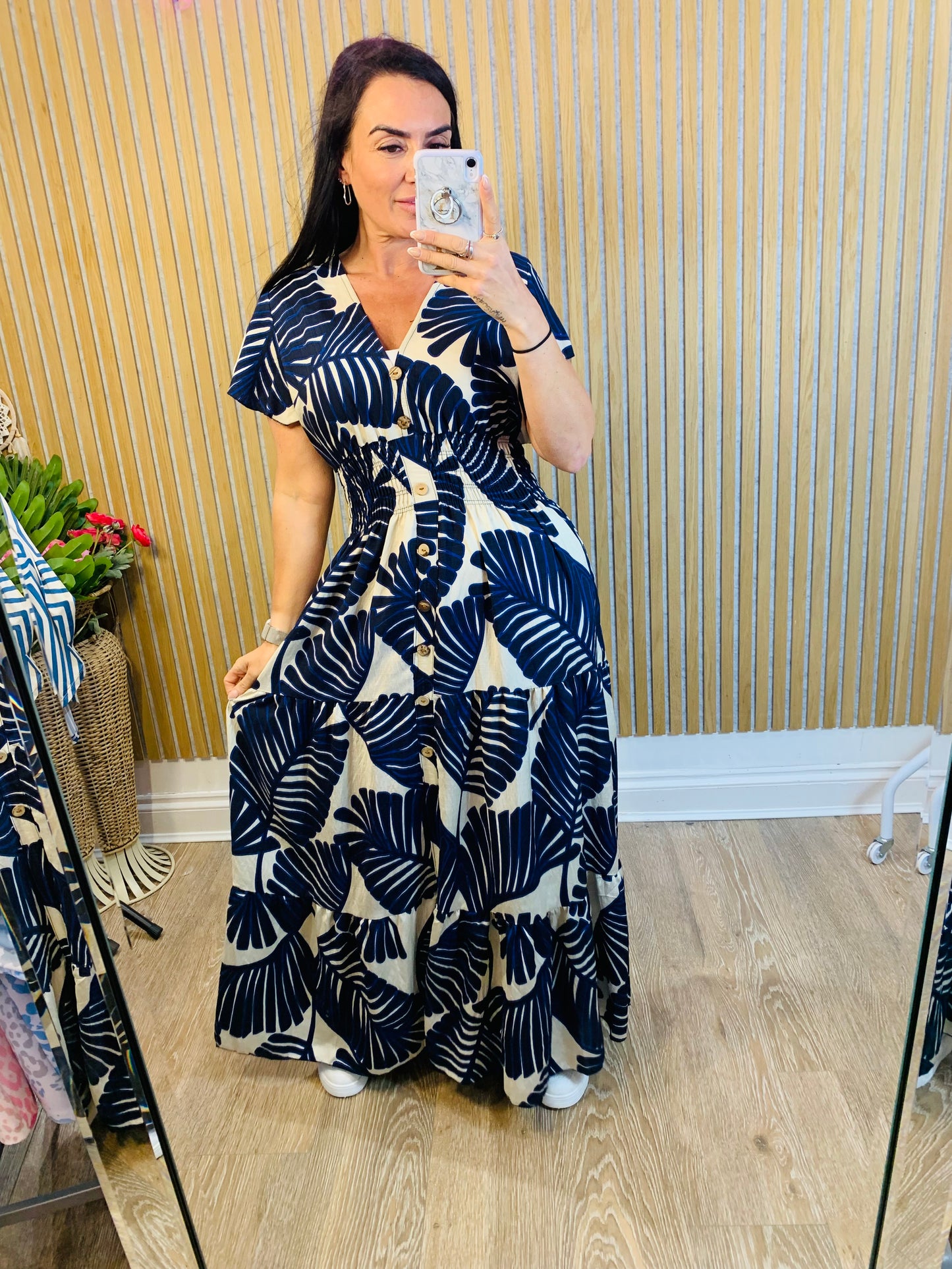 Leaf Maxi Dress